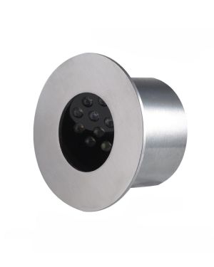 LED 35° CIRCLE WALL LIGHT – RECESSED – STAINLESS STEEL