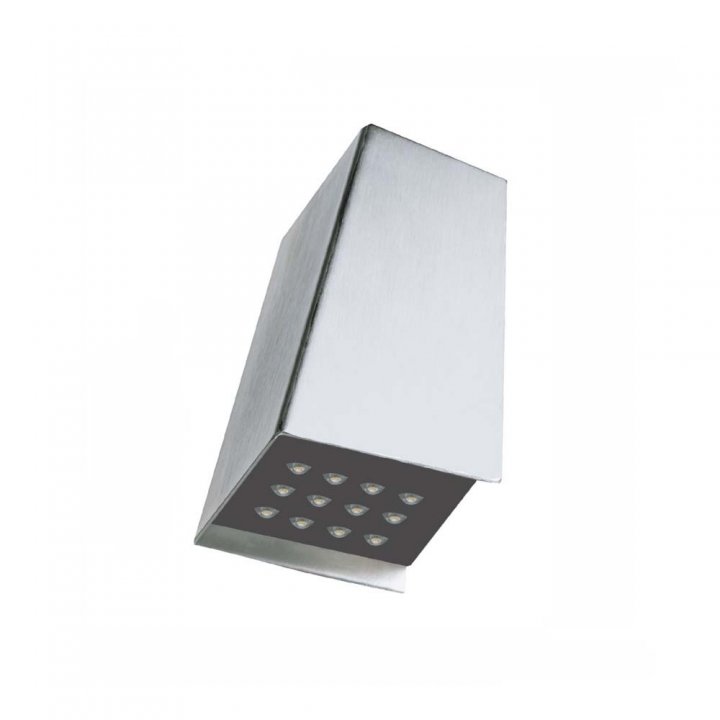 LED CUBE WALL LIGHT UP & DOWN – STAINLESS STEEL - Bondilights