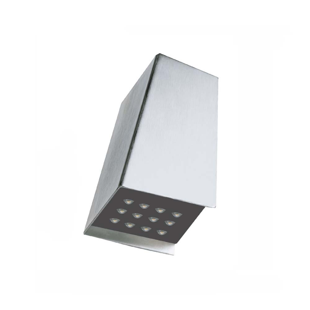 LED CUBE WALL LIGHT UP & DOWN – STAINLESS STEEL - Bondilights