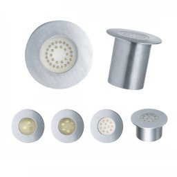 LED Deck Light Circle Stainless Steel Bondilights