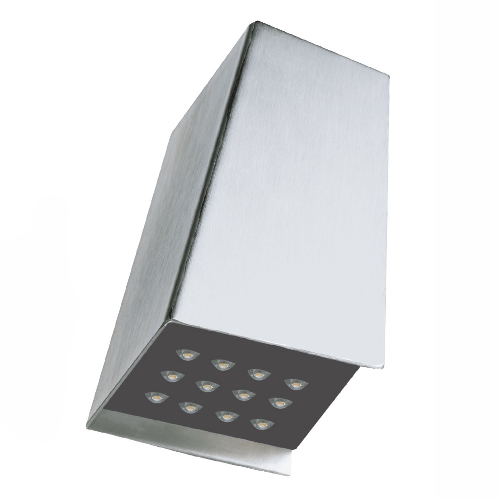 LED CUBE WALL LIGHT UP & DOWN – STAINLESS STEEL - Bondilights