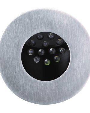 LED 35° CIRCLE WALL LIGHT – RECESSED – STAINLESS STEEL