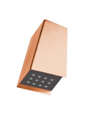 LED CUBE WALL LIGHT UP & DOWN – COPPER