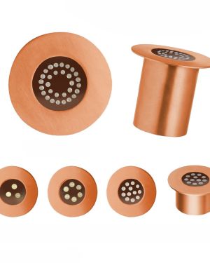 LED DECK LIGHT CIRCLE – Copper – Marine Grade