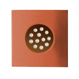 LED Deck Light Square Circle - Copper Bondilights