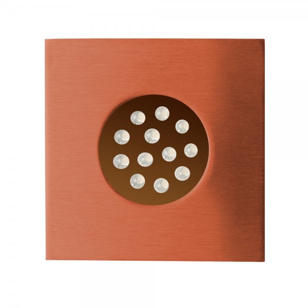 LED Deck Light Square Circle - Copper Bondilights