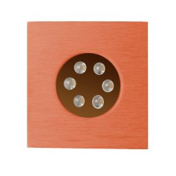 LED Deck Light Square Circle - Copper Bondilights