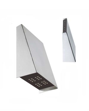 LED WEDGE WALL LIGHT UP & DOWN – STAINLESS STEEL