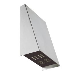 LED WEDGE WALL LIGHT UP & DOWN – STAINLESS STEEL