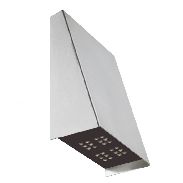 LED WEDGE WALL LIGHT UP & DOWN – STAINLESS STEEL - Bondilights