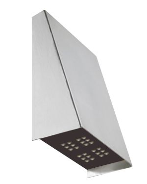 LED WEDGE WALL LIGHT UP & DOWN – STAINLESS STEEL