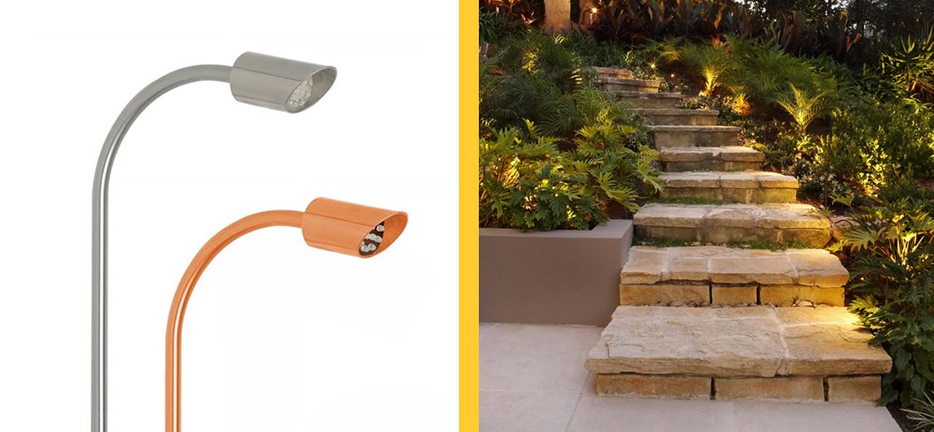 Led lights deals for steps outside