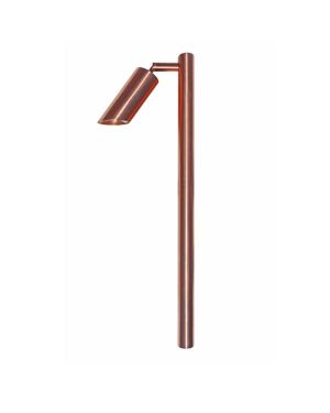 LED Pivot Path Light Copper