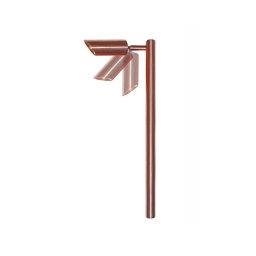 led pivot path light copper photo 2