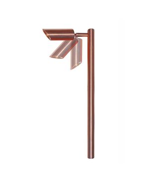 LED Pivot Path Light Copper